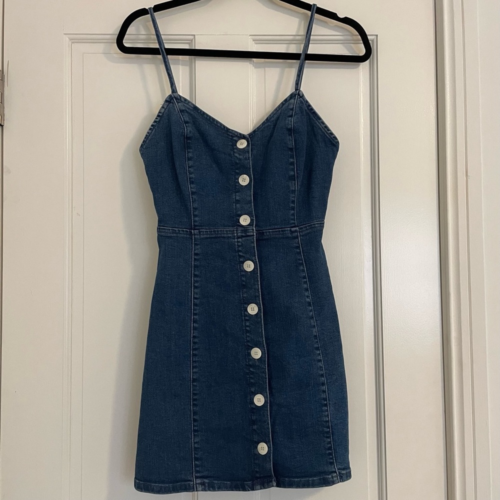 Zara denim mini dress. Size XS.